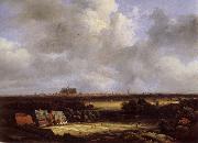 Jacob van Ruisdael View of Haarlem with Bleaching Grounds oil painting